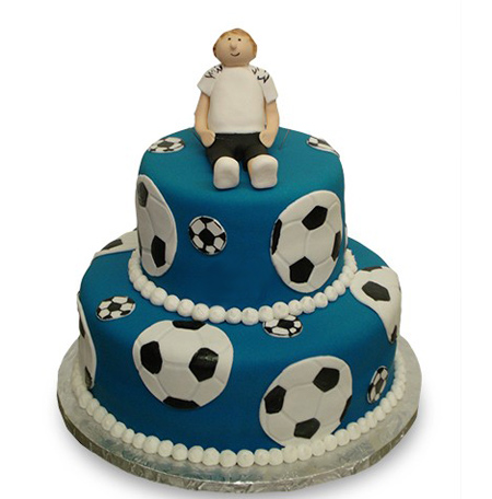 کیک تولد با تم فوتبال,عکس های کیک فوتبالی