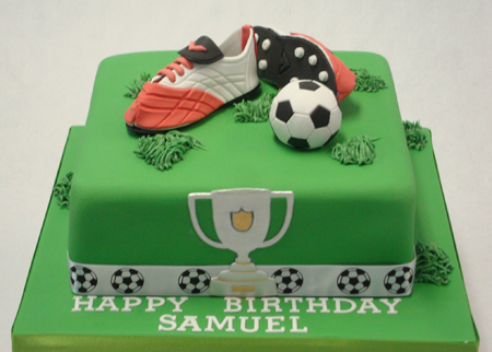 کیک زمین فوتبال,کیک ویژه تولد