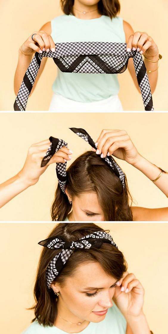 آموزش بستن توربان ساده با روسری