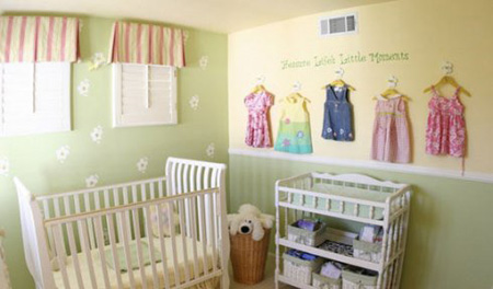 طراحی و چیدمان اتاق نوزاد, ایده هایی برای طراحی اتاق نوزاد
