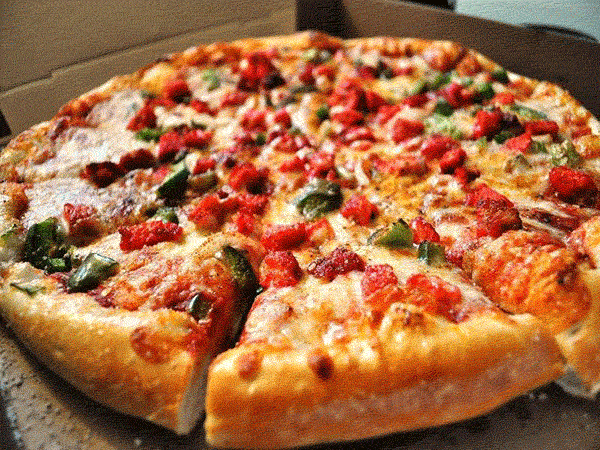 پیتزا مخلوط بدون گوشت