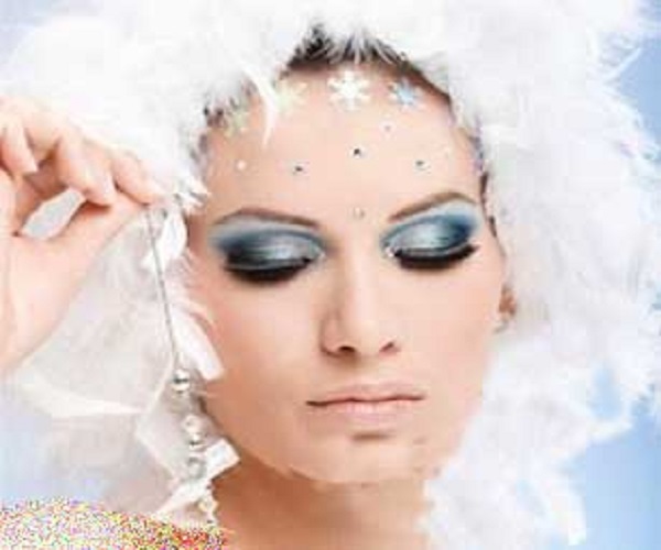 آرایش زمستانی | آموزش آرایش زمستانی به سبک برف های زمستان